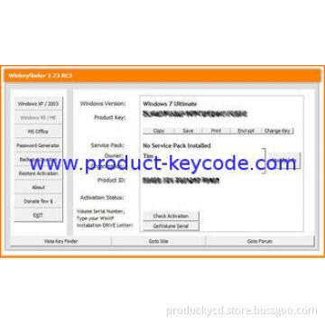 Windows Product Key codes , Microsoft Windows 7 Ultimate Pr